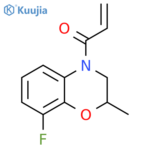 1-(8-Fluoro-2,3-dihydro-2-methyl-4H-1,4-benzoxazin-4-yl)-2-propen-1-one structure
