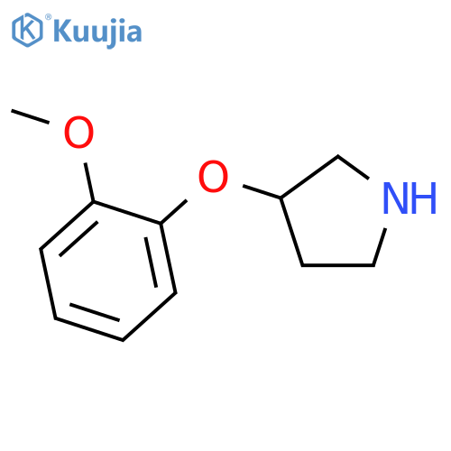 3-(2-METHOXYPHENOXY)PYRROLIDINE structure
