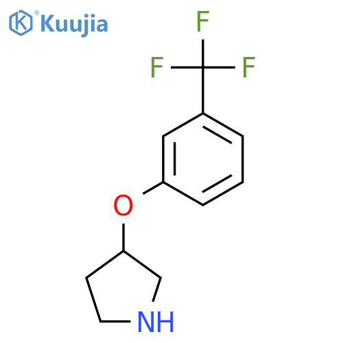 3-3-(Trifluoromethyl)phenoxypyrrolidinehydrochloride structure