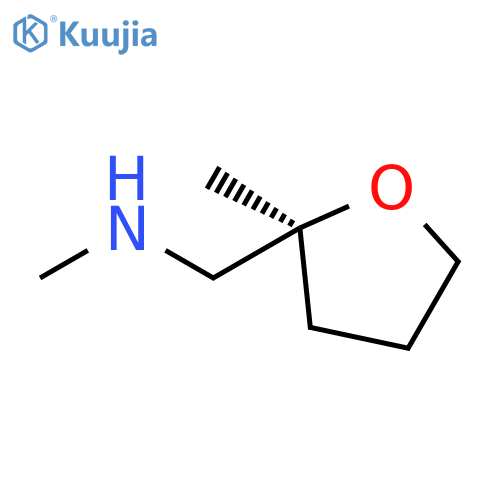 2-Furanmethanamine, tetrahydro-N,2-dimethyl-, (S)- structure