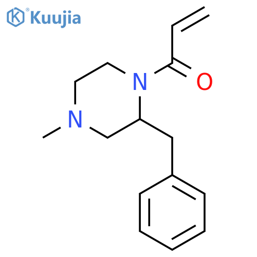 1-[4-Methyl-2-(phenylmethyl)-1-piperazinyl]-2-propen-1-one structure