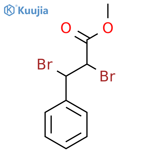 Methyl 2,3-dibromo-3-phenylpropanoate structure
