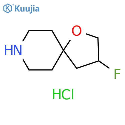 3-fluoro-1-oxa-8-azaspiro4.5decane hydrochloride structure