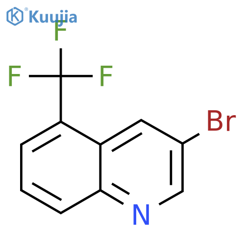 3-Bromo-5-(trifluoromethyl)quinoline structure