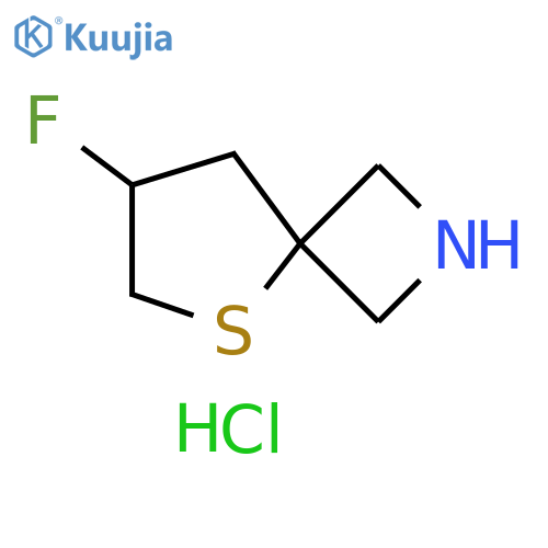 7-Fluoro-5-thia-2-azaspiro3.4octane Hydrochloride structure