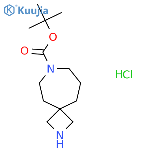 tert-butyl 2,7-diazaspiro3.6decane-7-carboxylate hydrochloride structure
