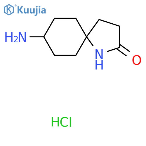 8-Amino-1-azaspiro[4.5]decan-2-one hydrochloride structure