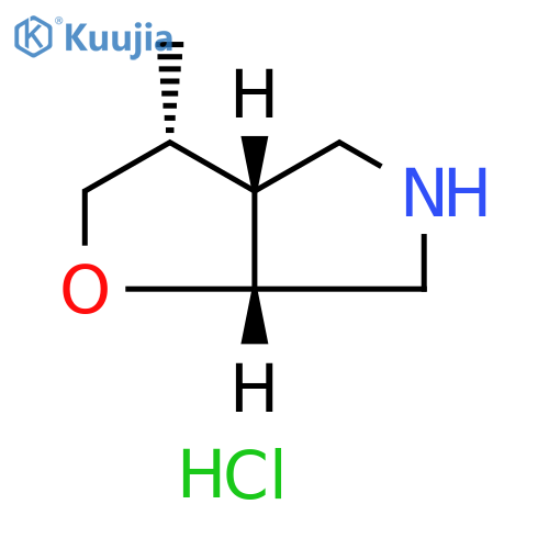 Racemic-(3S,3aS,6aS)-3-methylhexahydro-2H-furo[2,3-c]pyrrole hydrochloride structure