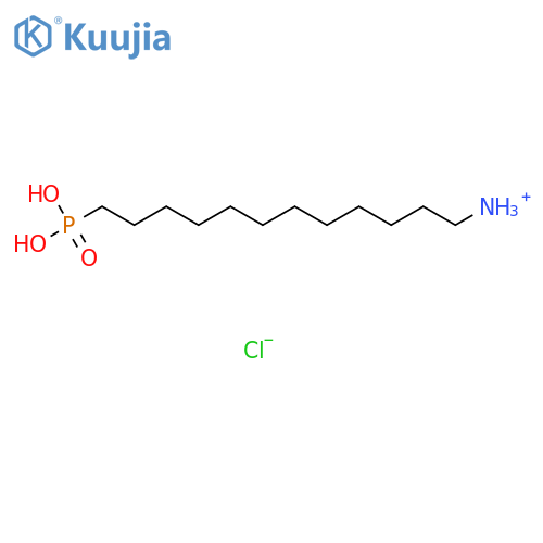 12-Aminododecylphosphonic acid hydrochloride salt structure