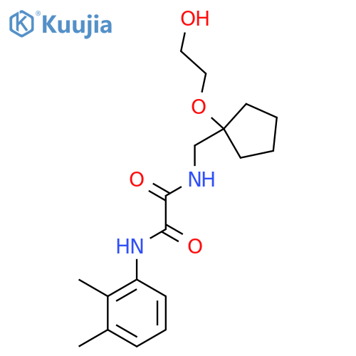 N'-(2,3-dimethylphenyl)-N-{1-(2-hydroxyethoxy)cyclopentylmethyl}ethanediamide structure