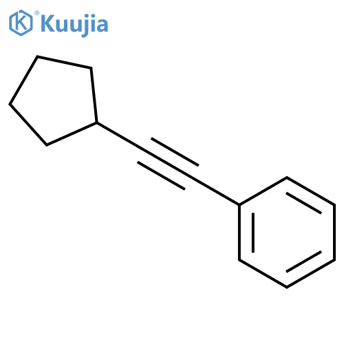 Benzene, (cyclopentylethynyl)- structure