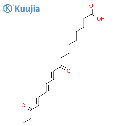 9,16-Dioxooctadeca-10,12,14-trienoic acid structure