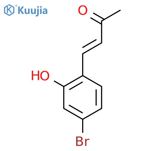 4-(4-bromo-2-hydroxyphenyl)but-3-en-2-one structure