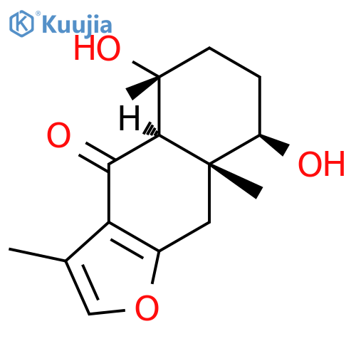 (4aR,5R,8R,8aR)-5,8-Dihydroxy-3,5,8a-trimethyl-5,6,7,8,8a,9-hexahydronaphtho[2,3-b]furan-4(4aH)-one structure