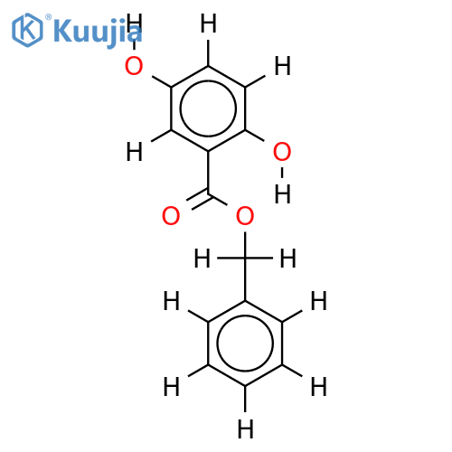 2,5-Dihydroxy-benzoesaeure-benzylester structure