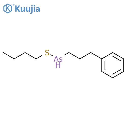 Arsinothious acid, phenylpropyl-, butyl ester structure