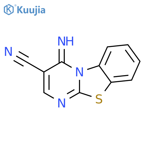 4H-Pyrimido[2,1-b]benzothiazole-3-carbonitrile, 4-imino- structure