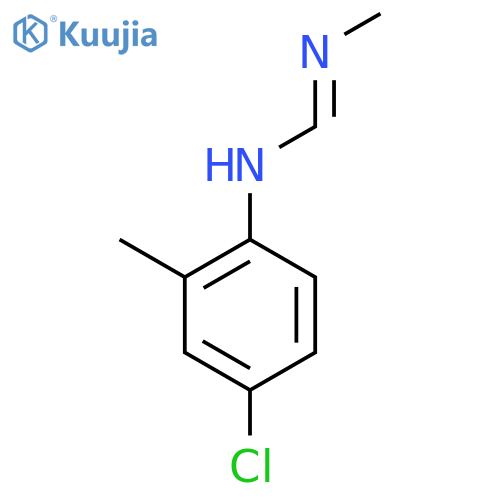 Methanimidamide,N-(4-chloro-2-methylphenyl)-N'-methyl- structure
