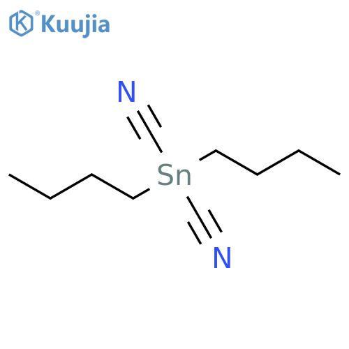 Stannanedicarbonitrile, dibutyl- structure
