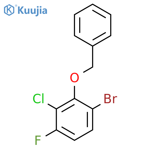 2-(Benzyloxy)-1-bromo-3chloro-4-fluorobenzene structure