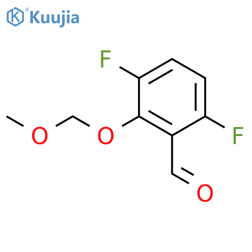 3,6-Difluoro-2-(methoxymethoxy)benzaldehyde structure
