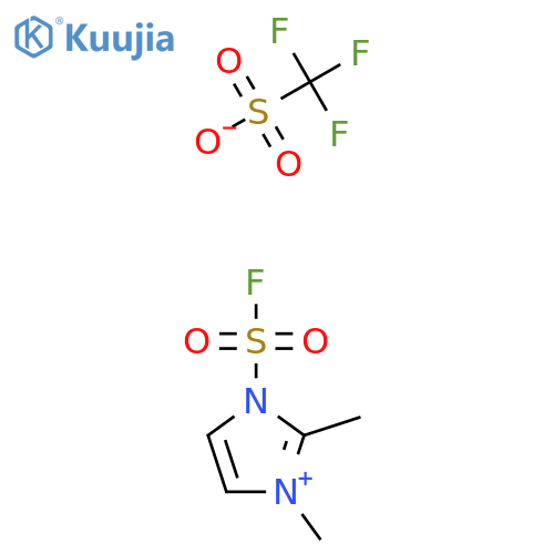 2,3-dimethylimidazol-3-ium-1-sulfonyl fluoride;trifluoromethanesulfonate structure