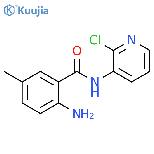 Benzamide, 2-amino-N-(2-chloro-3-pyridinyl)-5-methyl- structure