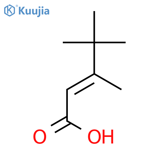 3,4,4-trimethylpent-2-enoic acid structure