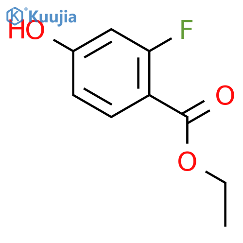 Ethyl 2-fluoro-4-hydroxybenzoate structure