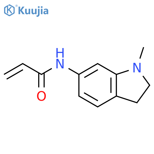 N-(2,3-Dihydro-1-methyl-1H-indol-6-yl)-2-propenamide structure