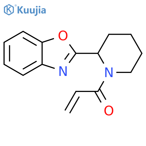 1-[2-(2-Benzoxazolyl)-1-piperidinyl]-2-propen-1-one structure