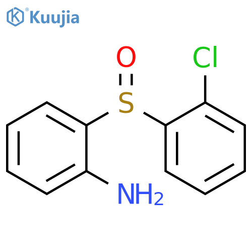 Benzenamine, 2-[(2-chlorophenyl)sulfinyl]- structure
