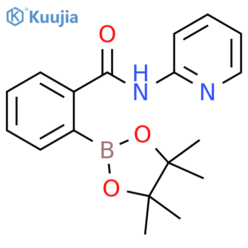N-2-Pyridinyl-2-(4,4,5,5-tetramethyl-1,3,2-dioxaborolan-2-yl)benzamide structure