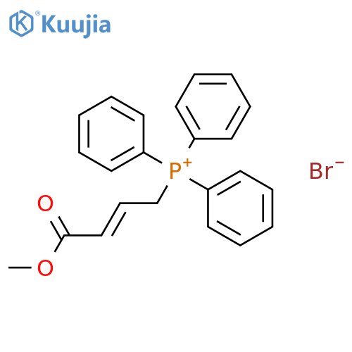 Methyl 4-(triphenylphosphonio)crotonate bromide structure