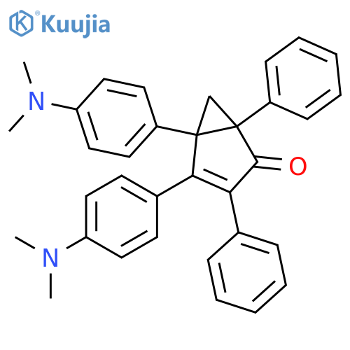 (4,5-bis[4-(dimethylamino)phenyl]-1,3-diphenylbicyclo[3.1.0]hex-3-en-2-one ) structure