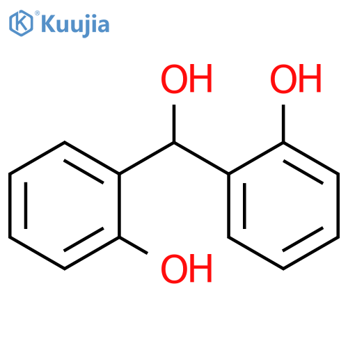 Benzenemethanol, 2-hydroxy-α-(2-hydroxyphenyl)- structure