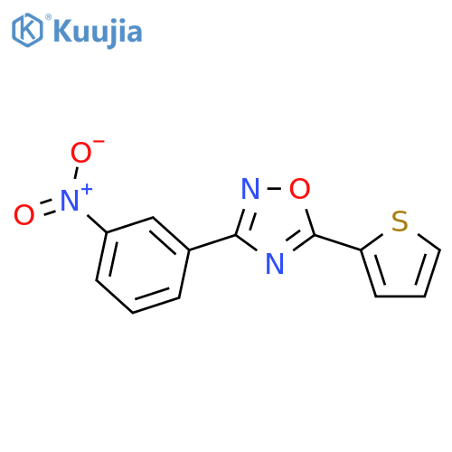 3-(3-Nitrophenyl)-5-(thiophen-2-yl)-1,2,4-oxadiazole structure