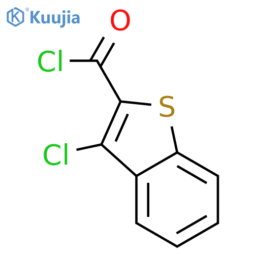 3-Chlorobenzo[b]thiophene-2-carbonyl chloride structure
