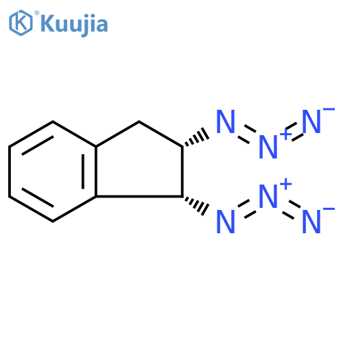 1H-Indene, 1,2-diazido-2,3-dihydro-, (1R,2S)- structure