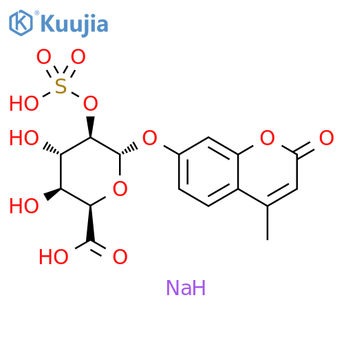 4-Methylumbelliferyl a-L-Idopyranosiduronic Acid 2-Sulfate Disodium Salt structure
