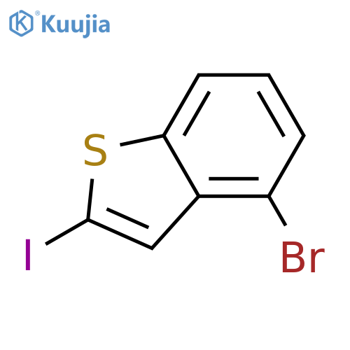 4-bromo-2-iodo-1-benzothiophene structure