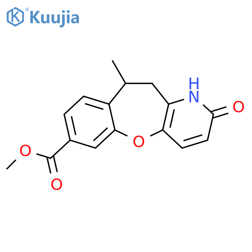 methyl 6-methyl-3-oxo-5,6-dihydro-4H-[1]benzoxepino[3,2-b]pyridine-9-carboxylate structure
