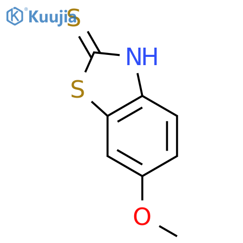 2-Mercapto-6-methoxybenzothiazole structure