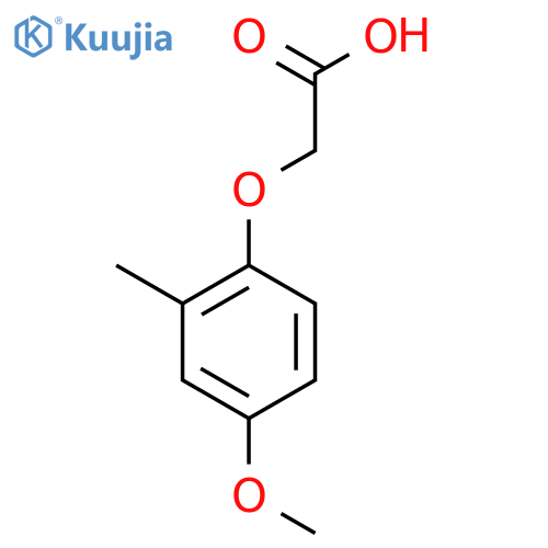 2-(4-methoxy-2-methylphenoxy)acetic acid structure