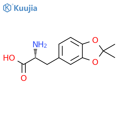 D-2-Amino-3-(2,2-dimethyl-benzo[1,3]dioxol-5-yl)-propionic acid structure