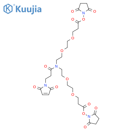 N-Mal-N-bis(PEG2-NHS ester) structure