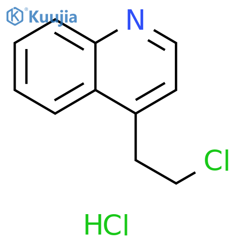 4-(2-Chloroethyl)quinoline hydrochloride structure
