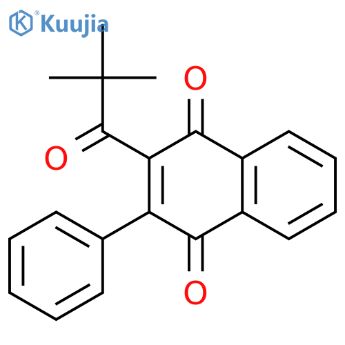 2-(2,2-Dimethylpropanoyl)-3-phenylnaphthalene-1,4-dione structure