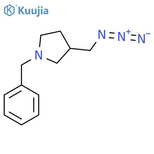3-(Azidomethyl)-1-benzylpyrrolidine structure
