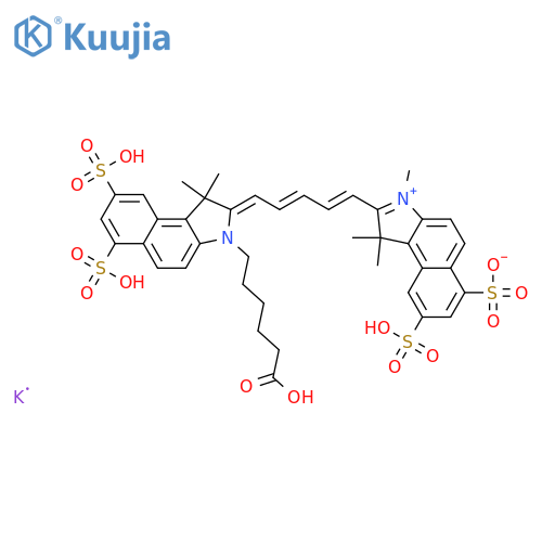 Sulfo-Cy5.5 carboxylic acid structure